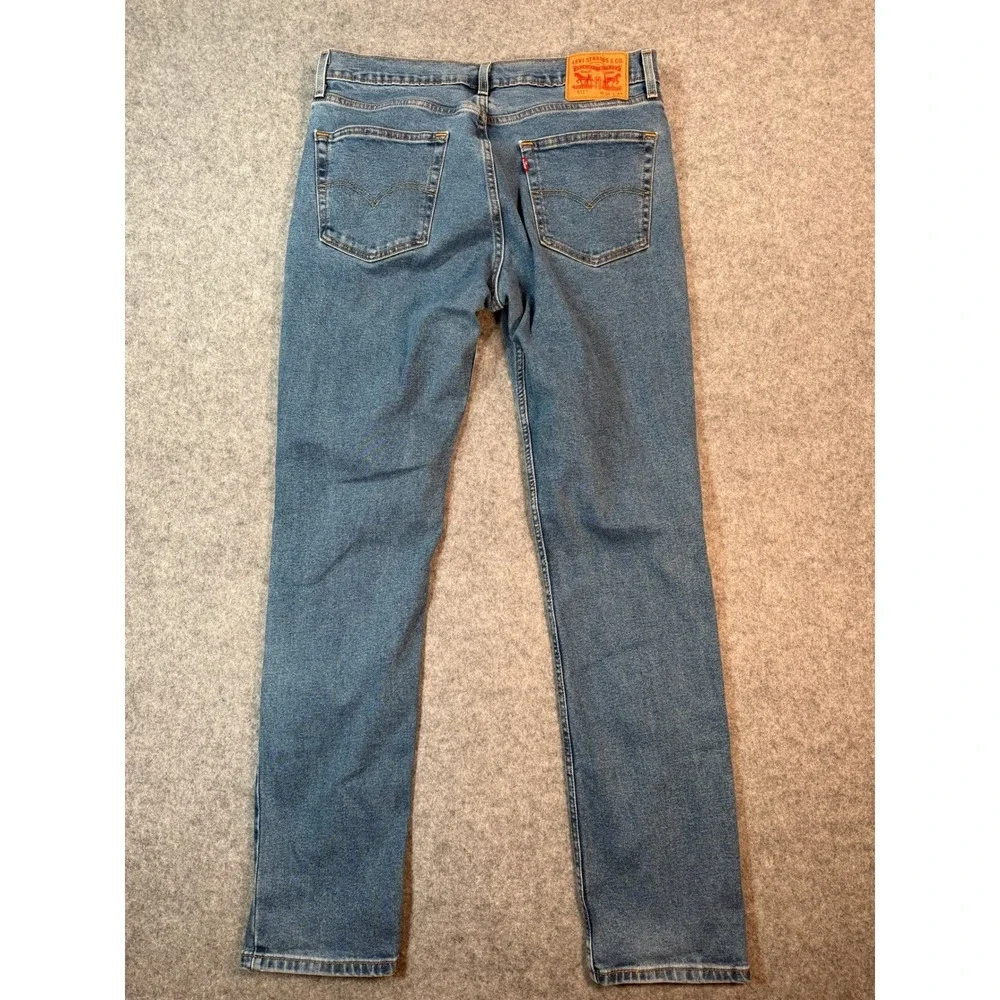 Levis 511‎ Slim Fit Jeans Mens 36x34 Blue Denim All Seasons Tech Medium Wash